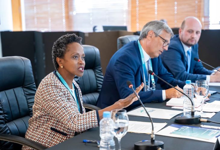 Esther Brimmer, Szymon Zaręba, and Stefan Mair discuss “Beyond Planet Earth: Who Controls Space? Outer Space Contestation and Collaboration.”